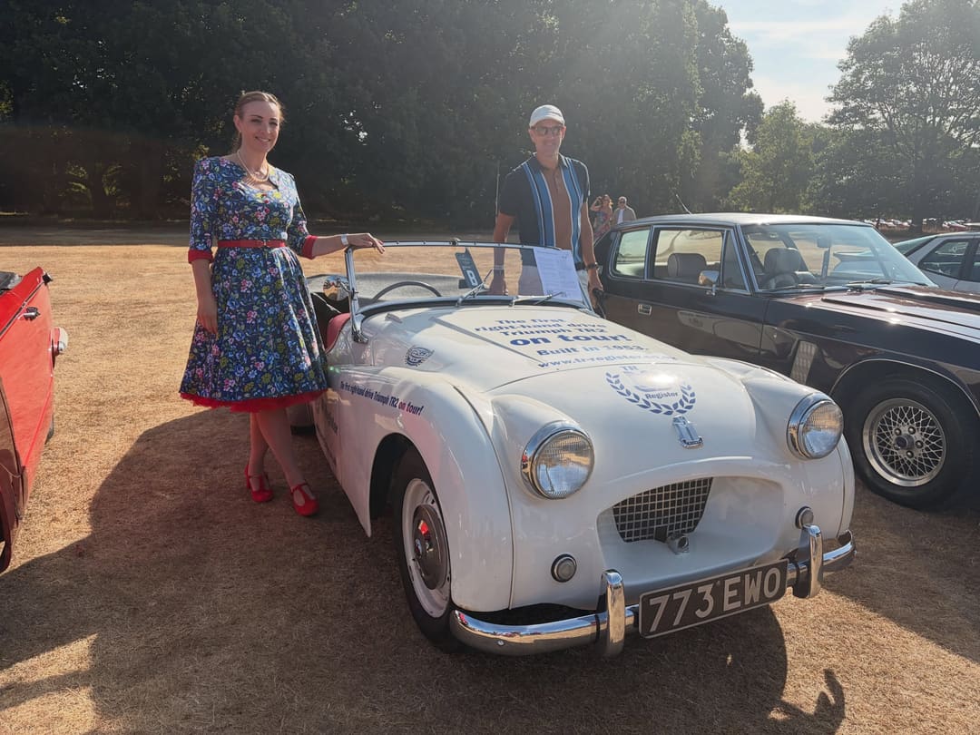 Evie and Andy aside TS2 at Canford